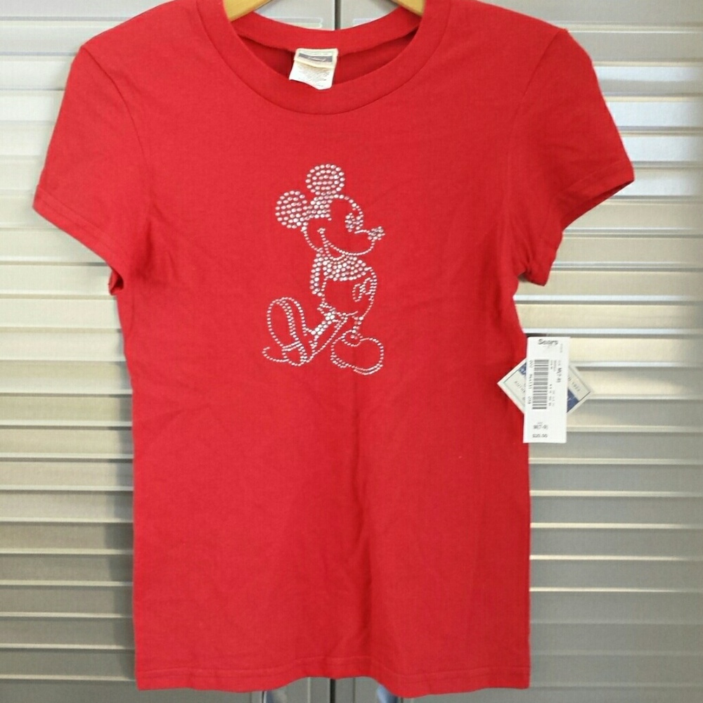 Mickey mouse rhinestone shirt